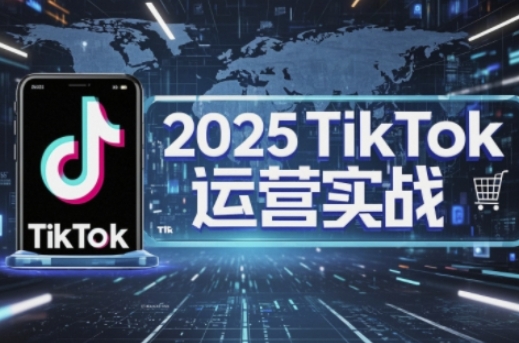 2025TikTok电商运营,掌握TikTok店铺运营核心技巧,实现低成本高转化-聚伍星盟